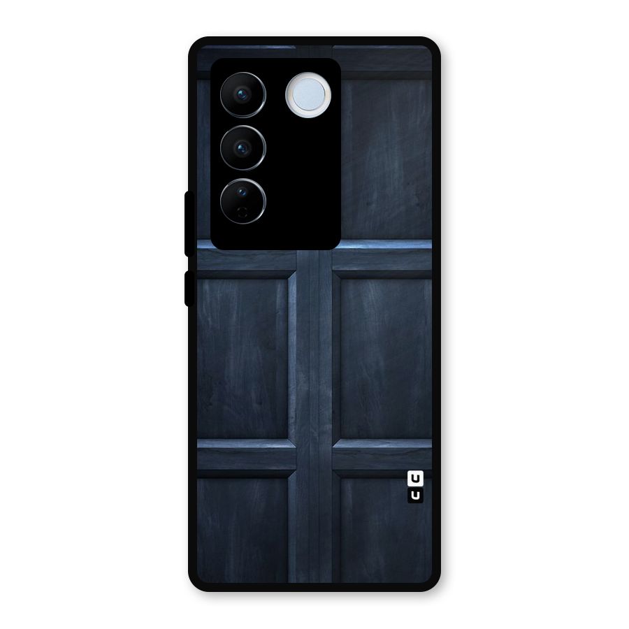 Blue Door Design Metal Back Case for Vivo V27 Pro
