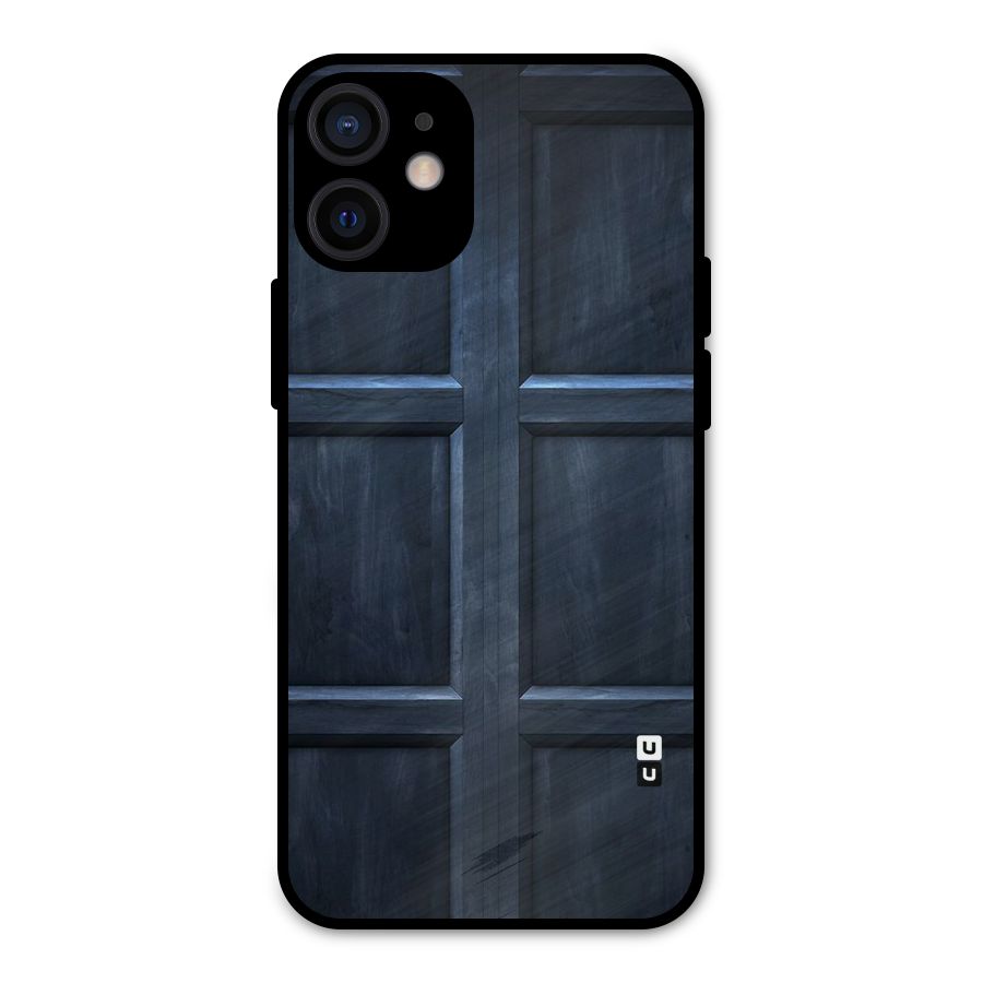 Blue Door Design Metal Back Case for iPhone 12 Mini