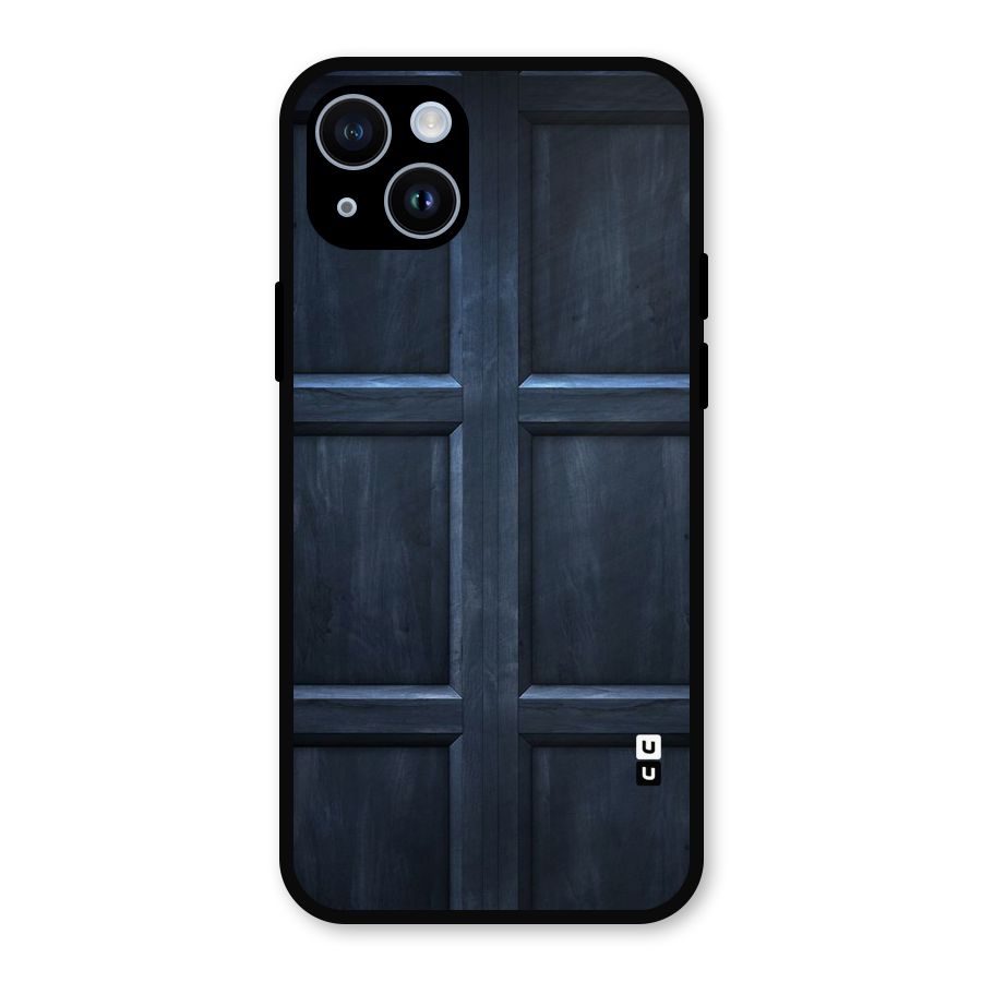 Blue Door Design Metal Back Case for iPhone 14
