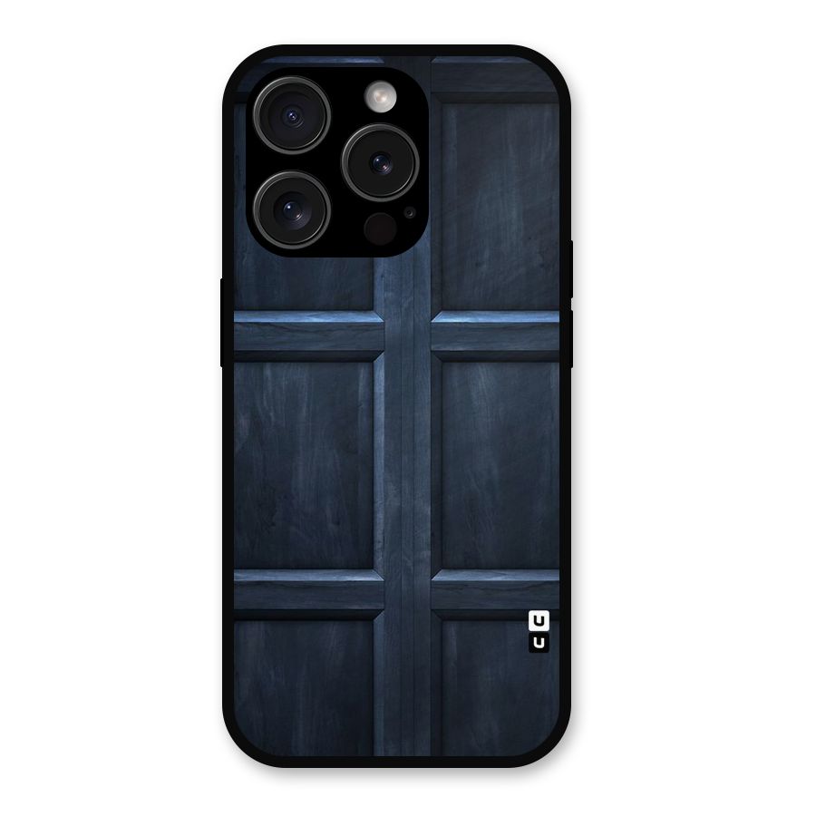 Blue Door Design Metal Back Case for iPhone 15 Pro