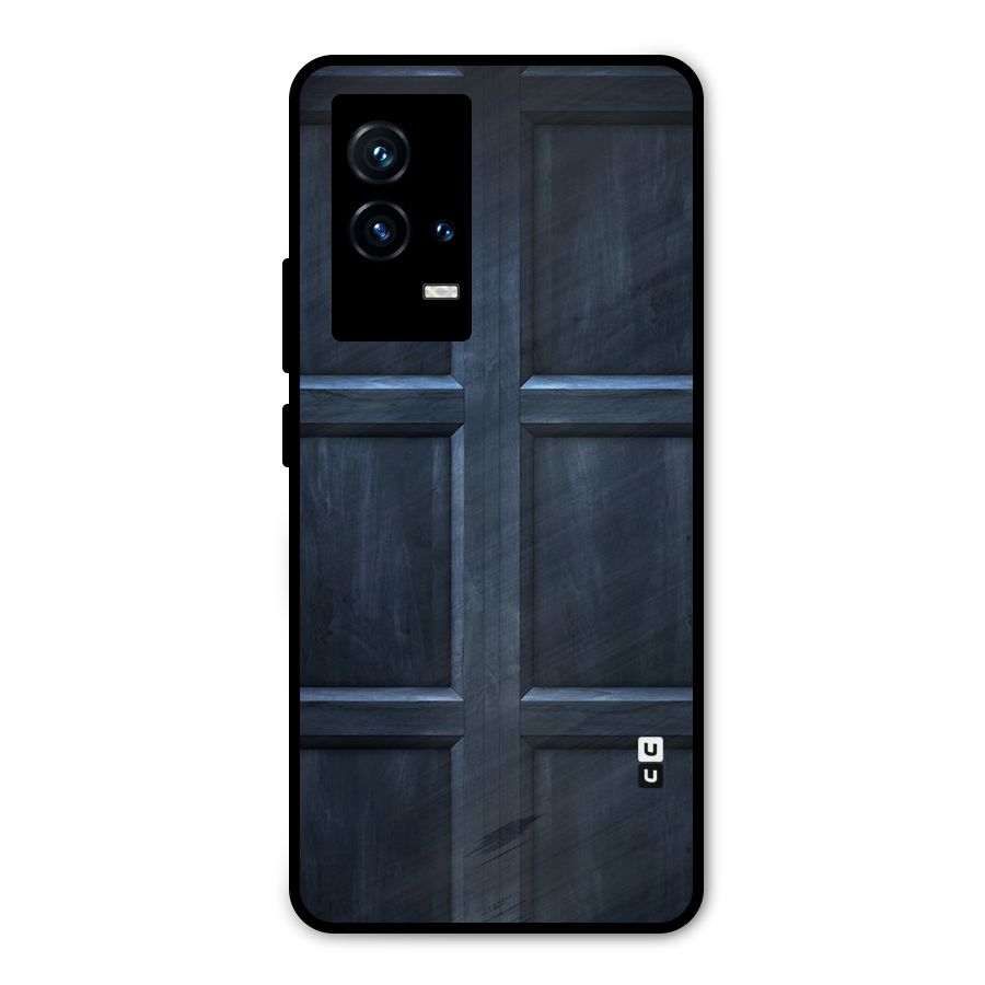 Blue Door Design Metal Back Case for iQOO 9 5G