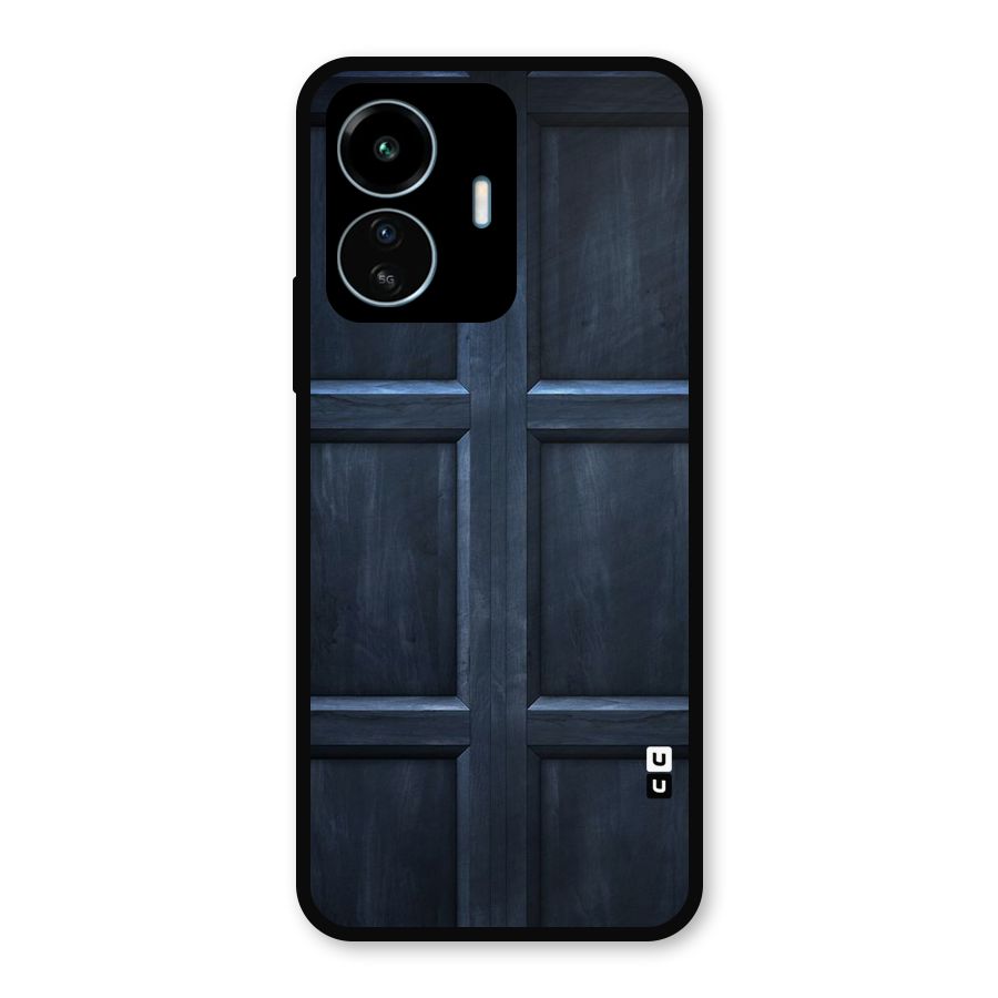 Blue Door Design Metal Back Case for vivo iQOO Z6 Lite 5G