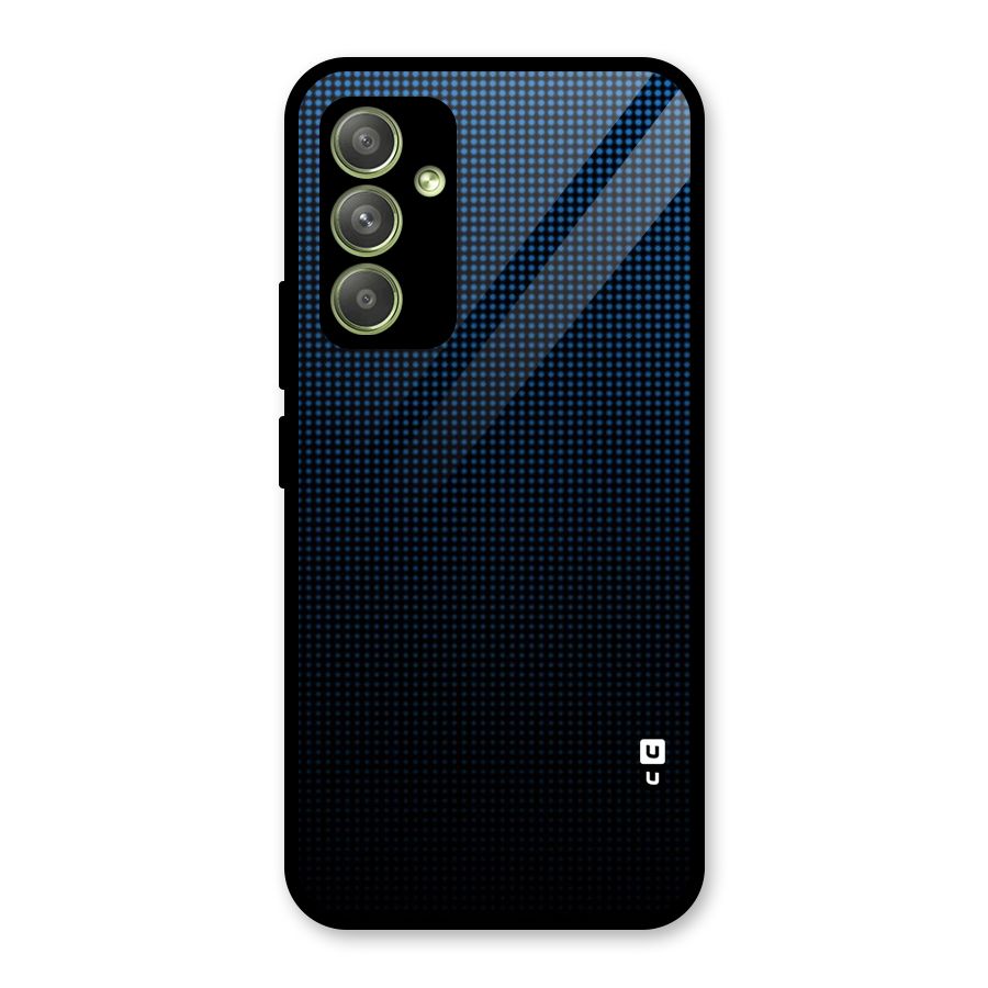 Blue Dots Shades Glass Back Case for Galaxy A54