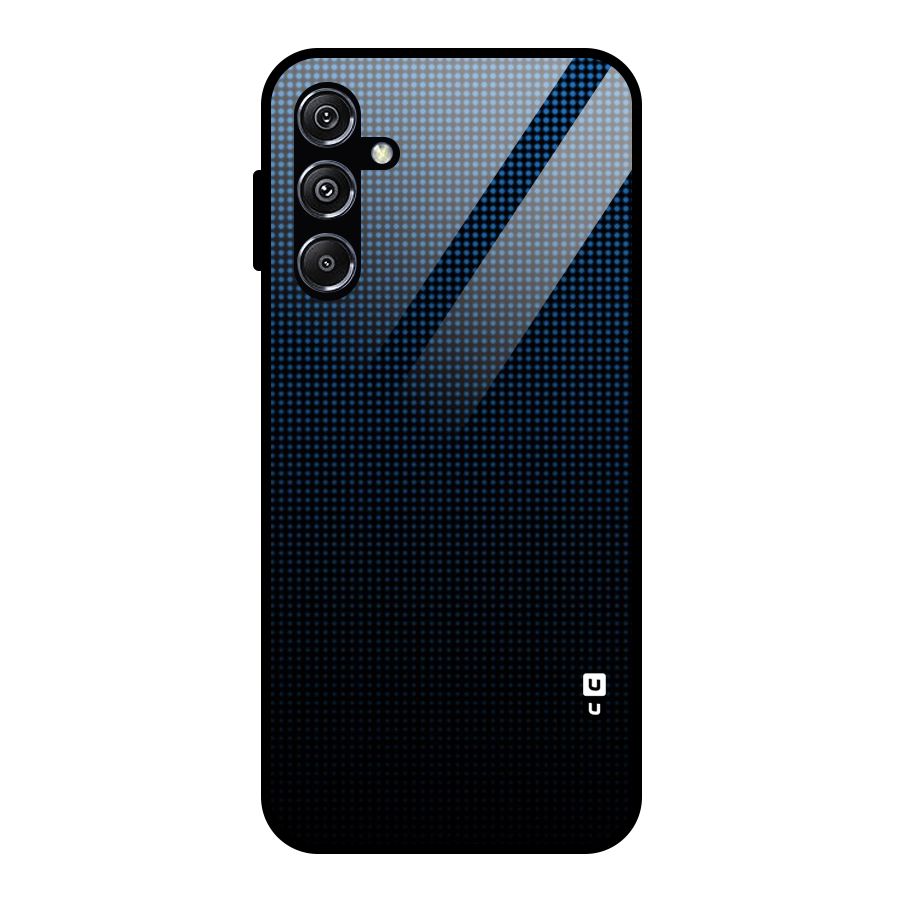 Blue Dots Shades Glass Back Case for Galaxy M34 5G