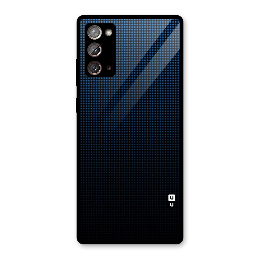 Blue Dots Shades Glass Back Case for Galaxy Note 20