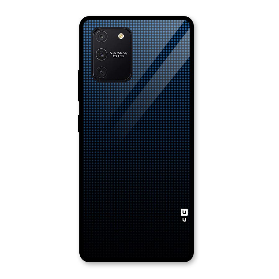 Blue Dots Shades Glass Back Case for Galaxy S10 Lite
