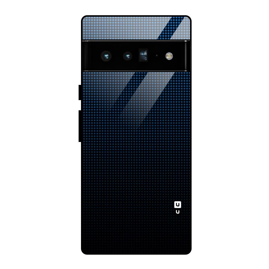 Blue Dots Shades Glass Back Case for Google Pixel 6 Pro