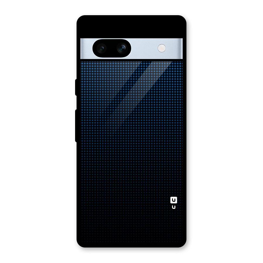 Blue Dots Shades Glass Back Case for Google Pixel 7a