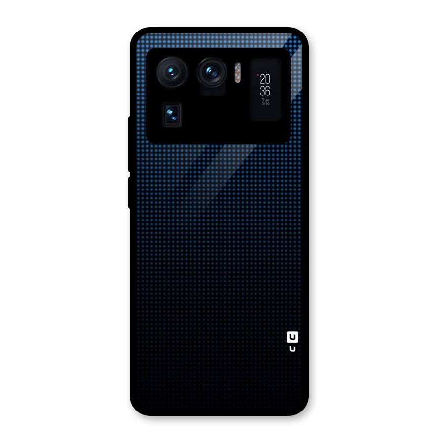 Blue Dots Shades Glass Back Case for Mi 11 Ultra