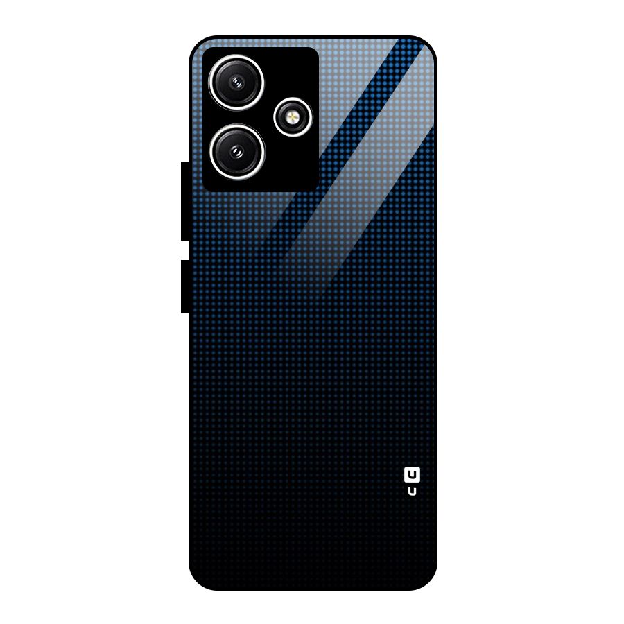 Blue Dots Shades Glass Back Case for Poco M6 Pro