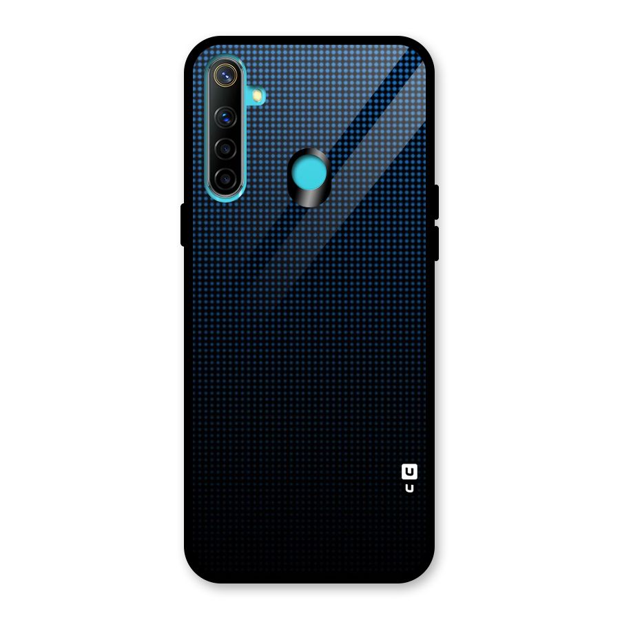 Blue Dots Shades Glass Back Case for Realme 5
