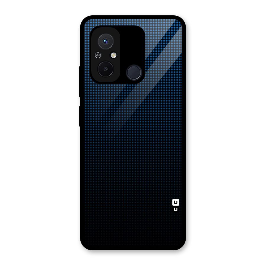 Blue Dots Shades Glass Back Case for Redmi 12C