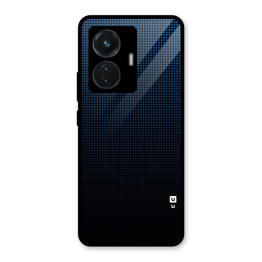 Blue Dots Shades Glass Back Case for iQOO Z6 44W