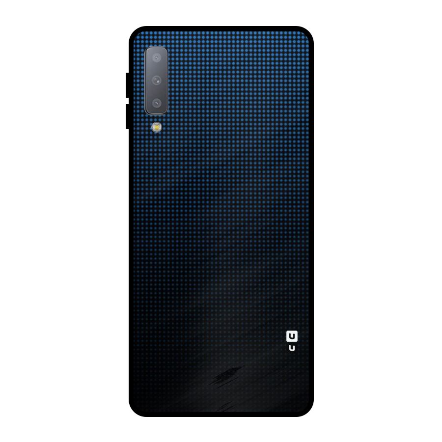Blue Dots Shades Metal Back Case for Galaxy A7 (2018)