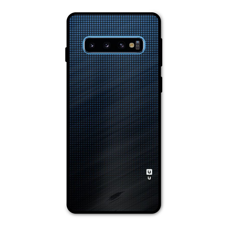 Blue Dots Shades Metal Back Case for Galaxy S10
