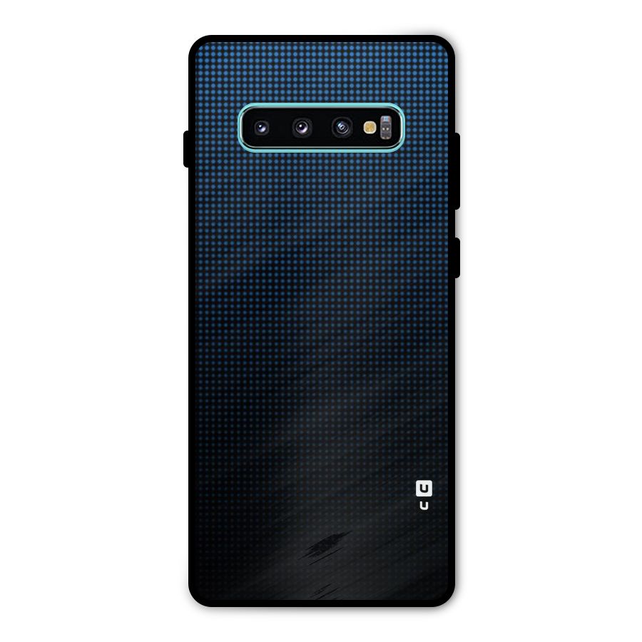 Blue Dots Shades Metal Back Case for Galaxy S10 Plus