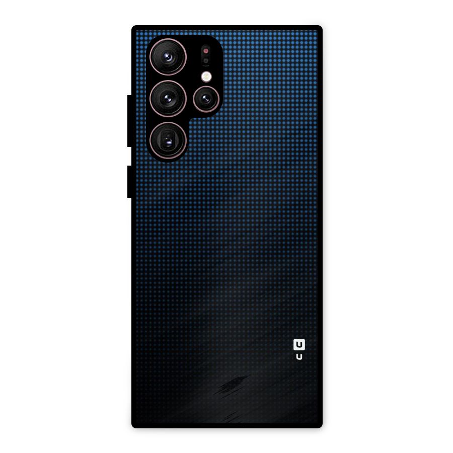 Blue Dots Shades Metal Back Case for Galaxy S22 Ultra 5G