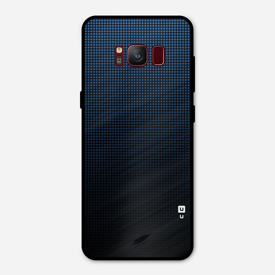 Blue Dots Shades Metal Back Case for Galaxy S8