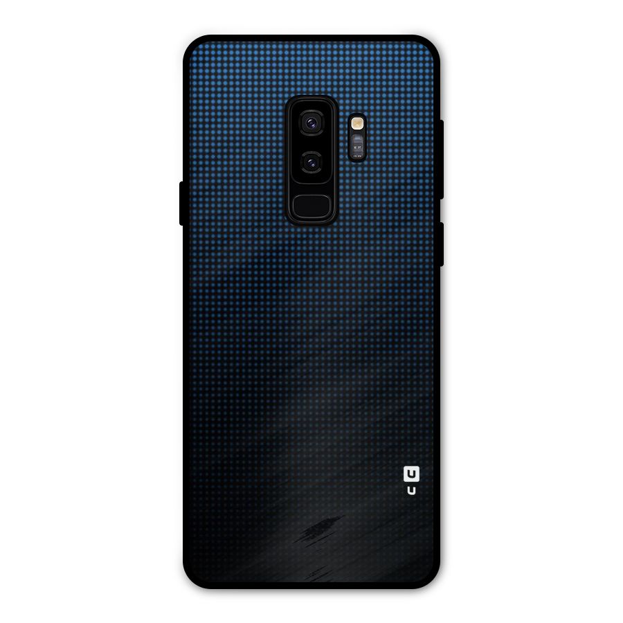 Blue Dots Shades Metal Back Case for Galaxy S9 Plus
