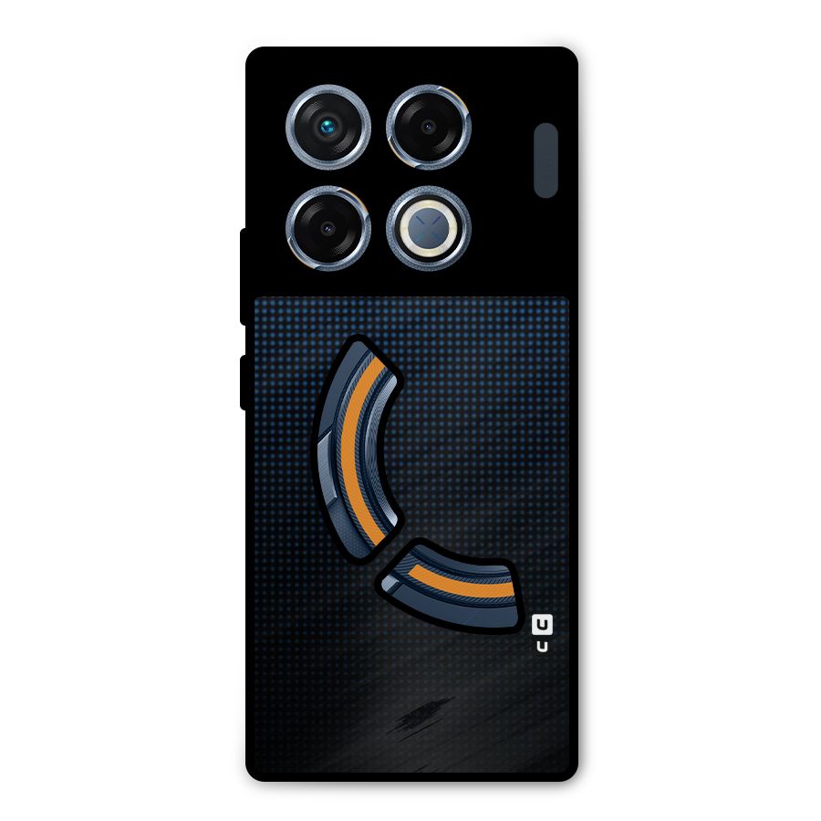 Blue Dots Shades Metal Back Case for Infinix GT 20 Pro