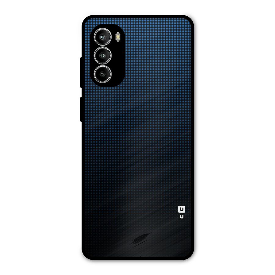 Blue Dots Shades Metal Back Case for Moto G52
