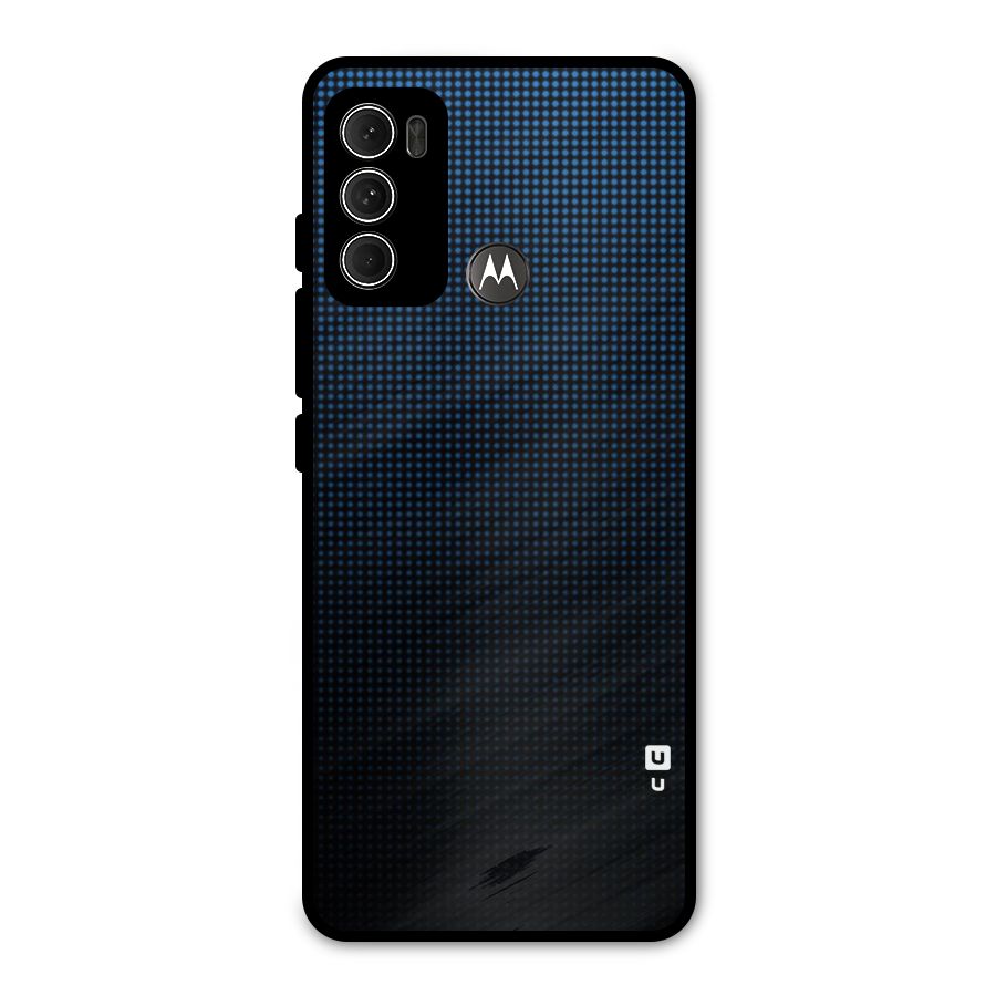 Blue Dots Shades Metal Back Case for Moto G60