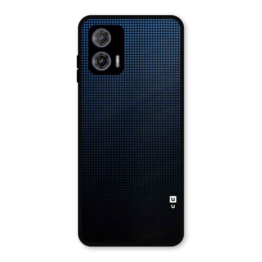 Blue Dots Shades Metal Back Case for Moto G73