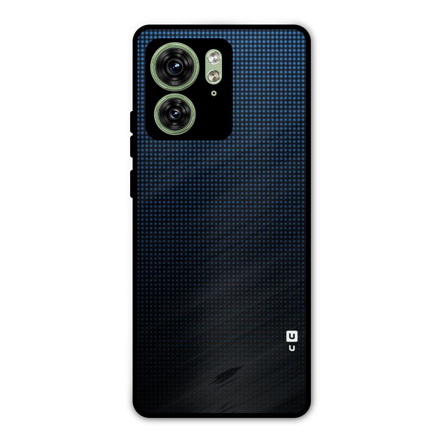 Blue Dots Shades Metal Back Case for Motorola Edge 40 5G