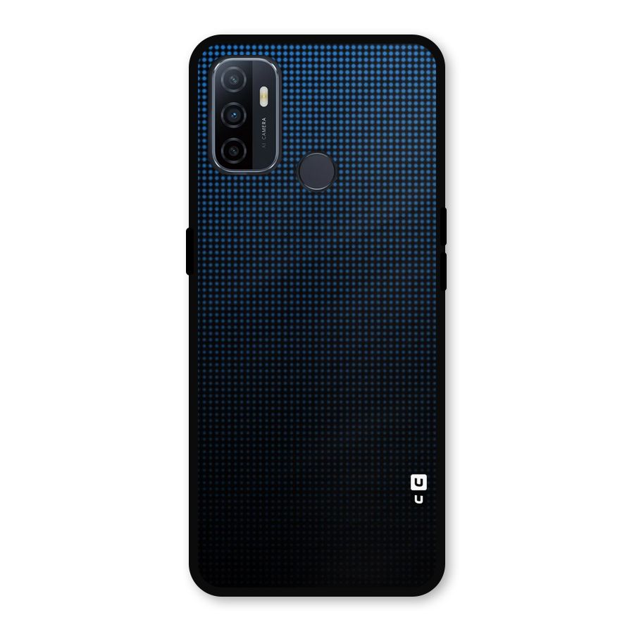 Blue Dots Shades Metal Back Case for Oppo A53