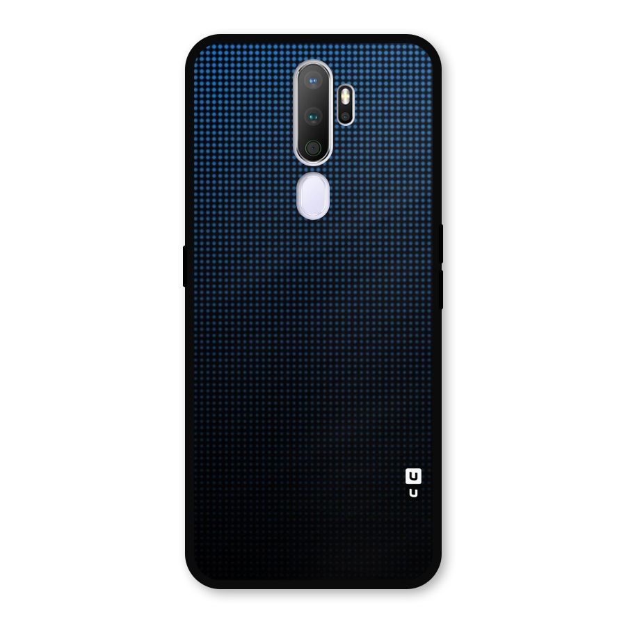 Blue Dots Shades Metal Back Case for Oppo A5 (2020)
