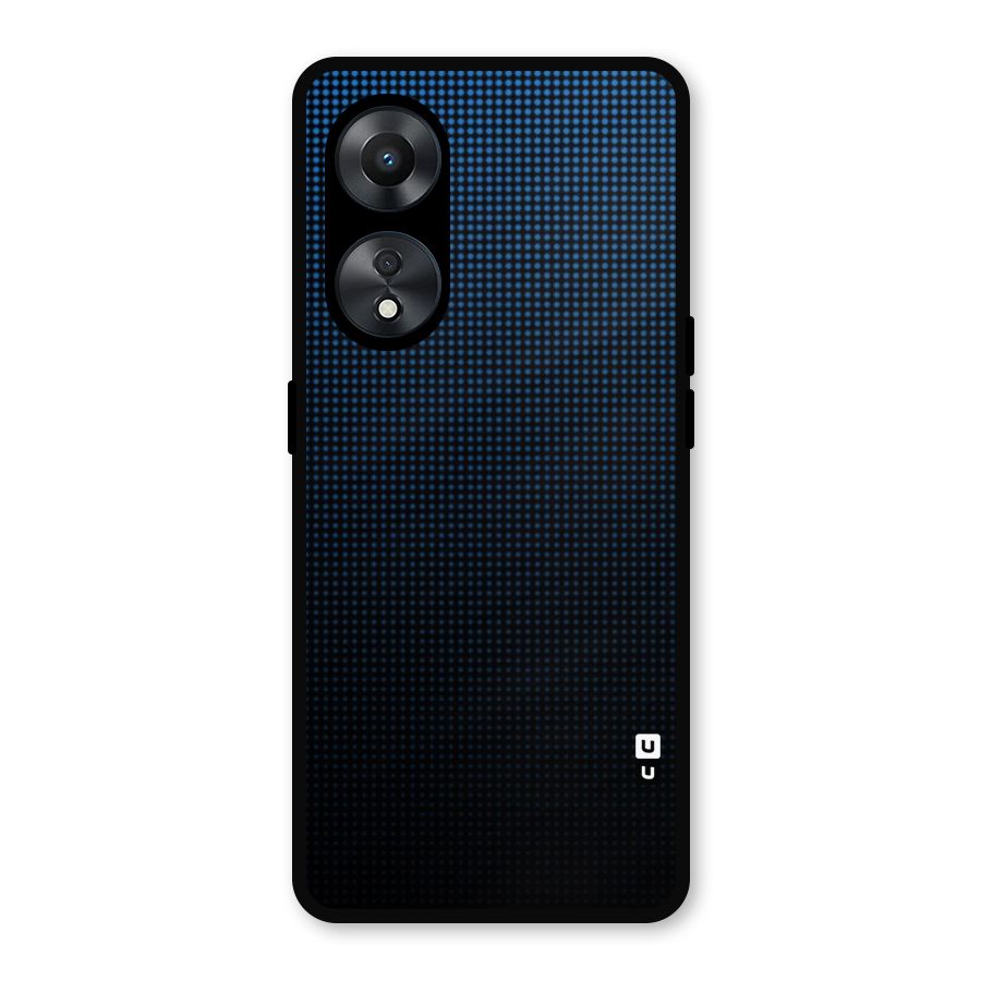 Blue Dots Shades Metal Back Case for Oppo A78