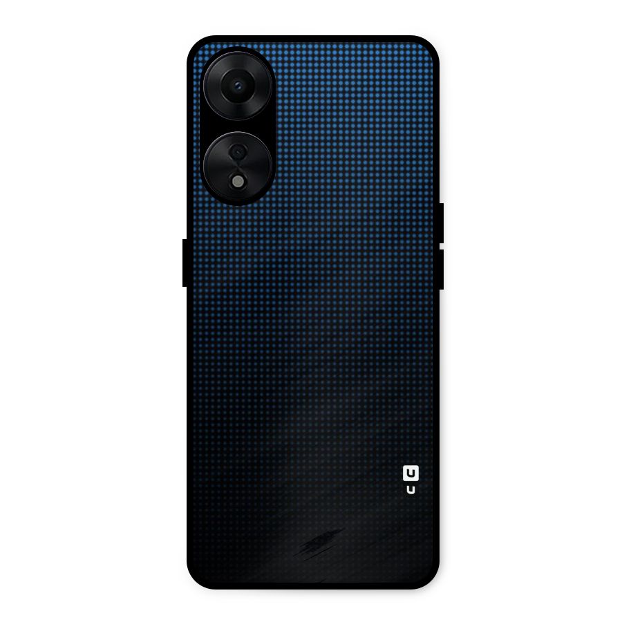 Blue Dots Shades Metal Back Case for Oppo A78 5G
