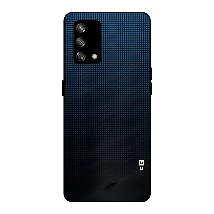Blue Dots Shades Metal Back Case for Oppo F19