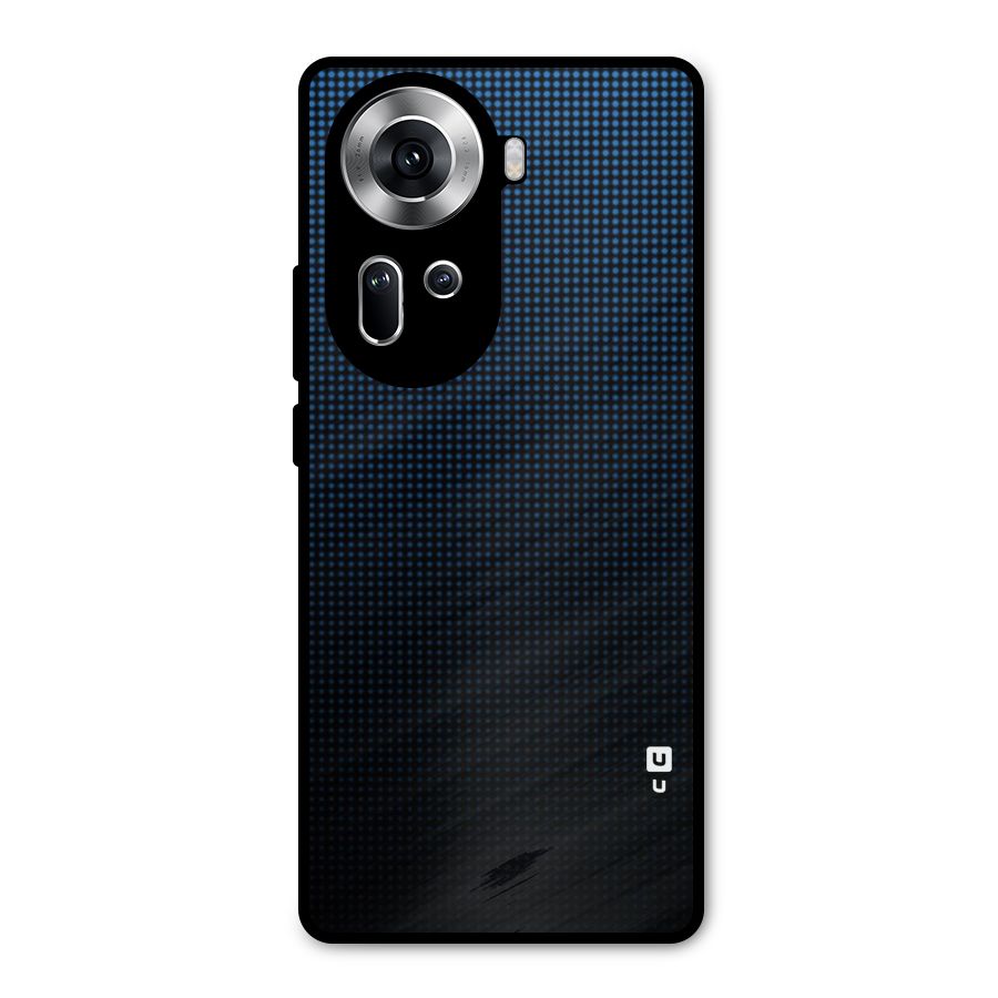 Blue Dots Shades Metal Back Case for Oppo Reno11 5G
