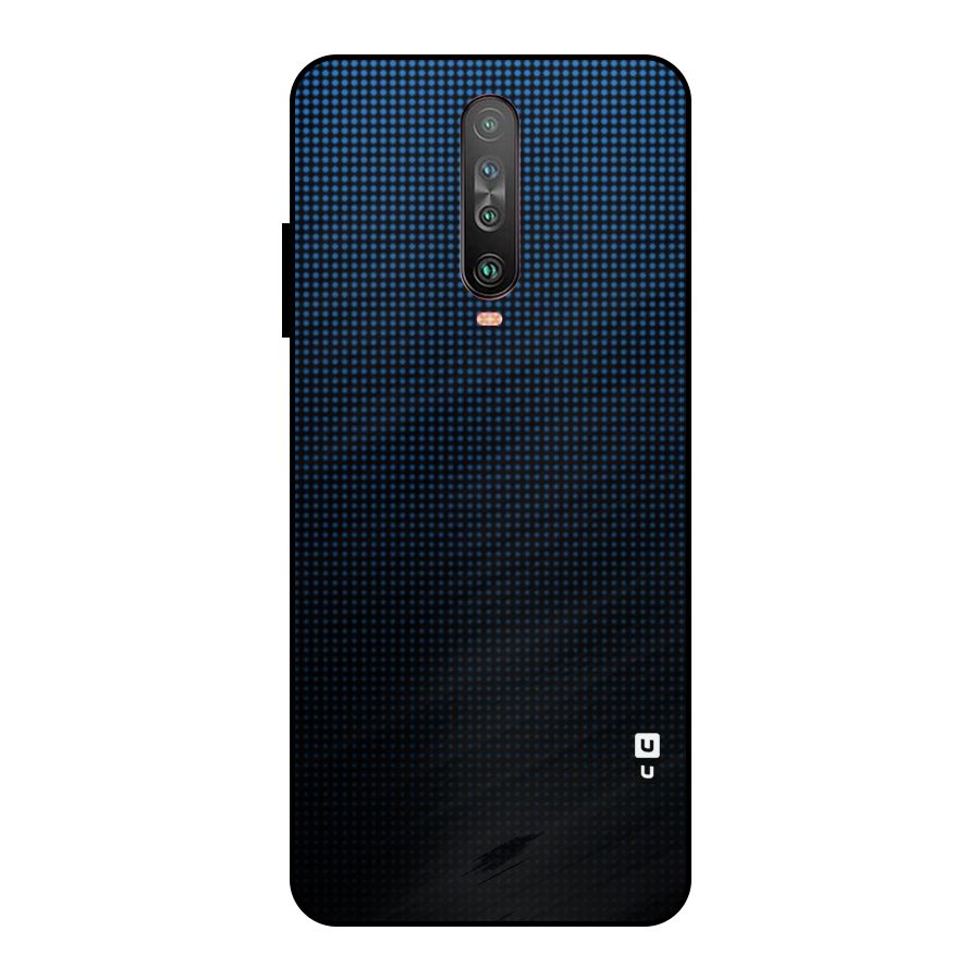 Blue Dots Shades Metal Back Case for Poco X2