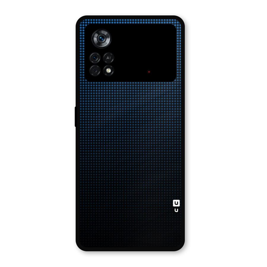 Blue Dots Shades Metal Back Case for Poco X4 Pro 5G