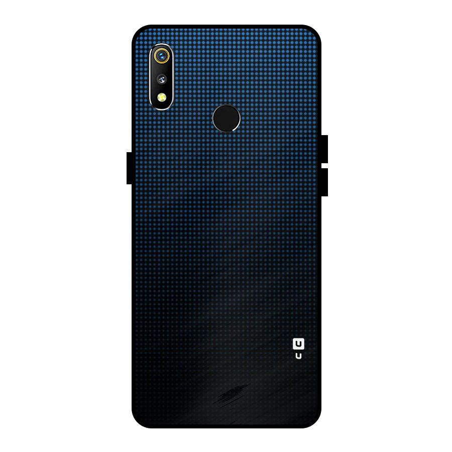 Blue Dots Shades Metal Back Case for Realme 3i