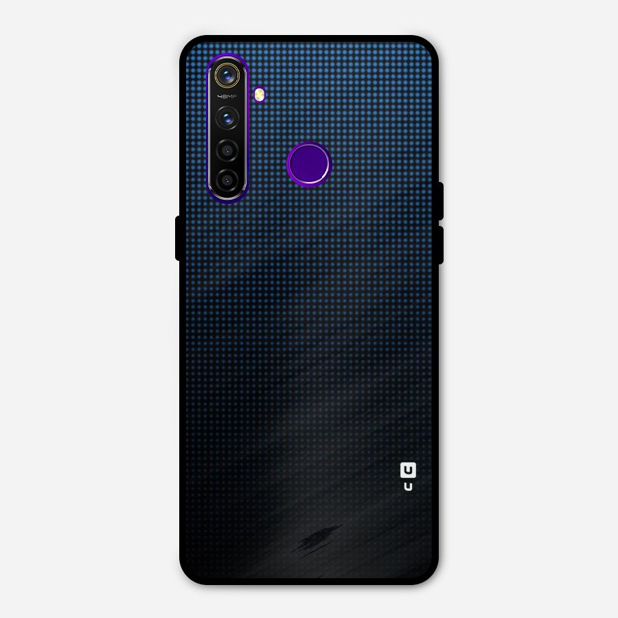 Blue Dots Shades Metal Back Case for Realme 5 Pro
