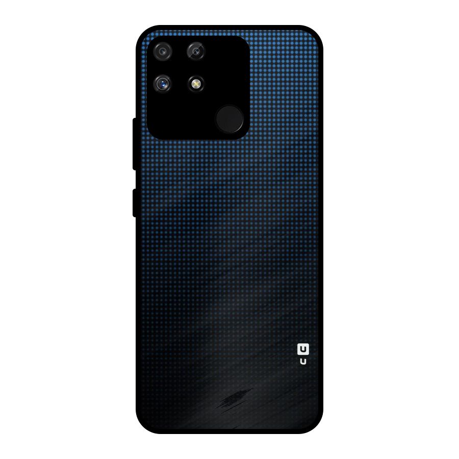 Blue Dots Shades Metal Back Case for Realme Narzo 50A