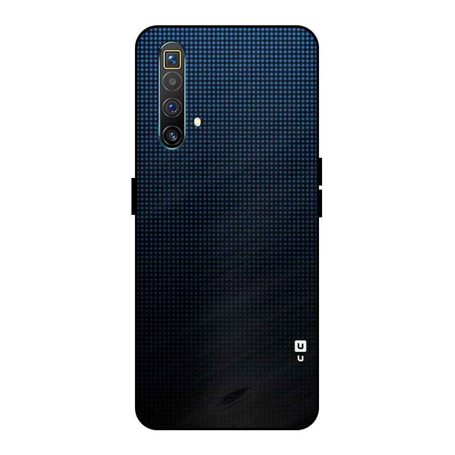 Blue Dots Shades Metal Back Case for Realme X3