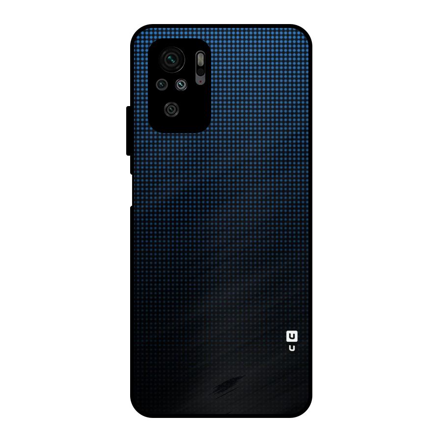 Blue Dots Shades Metal Back Case for Redmi Note 10S