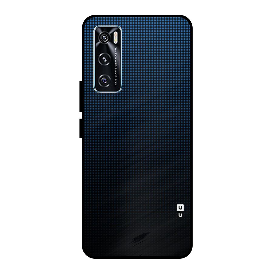 Blue Dots Shades Metal Back Case for Vivo V20 SE
