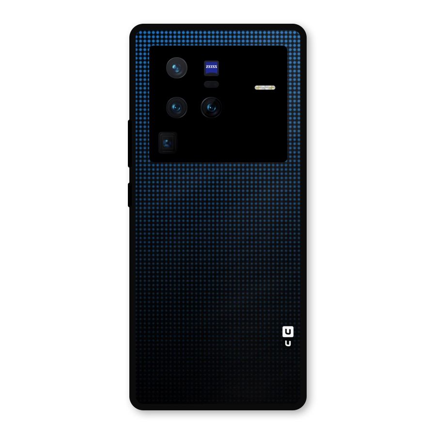 Blue Dots Shades Metal Back Case for Vivo X80 Pro