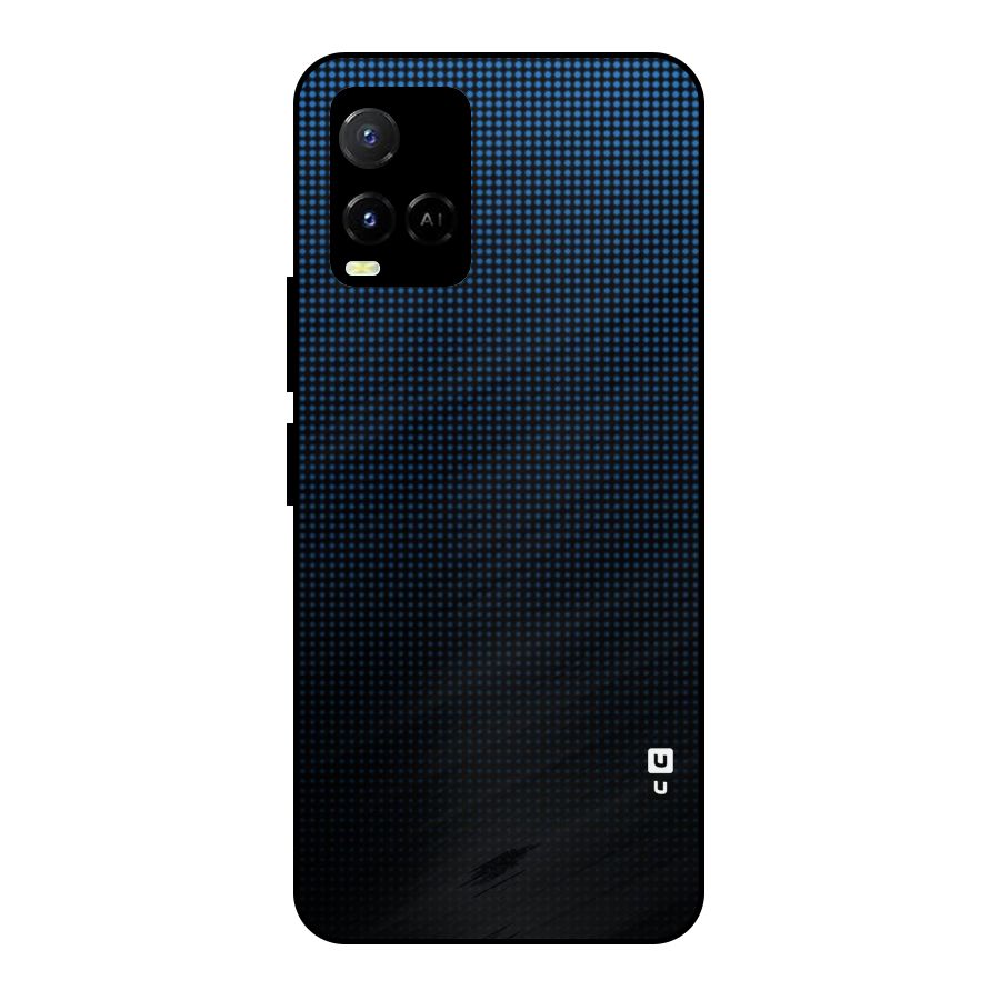 Blue Dots Shades Metal Back Case for Vivo Y33s