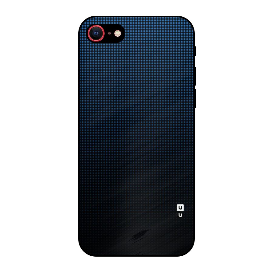 Blue Dots Shades Metal Back Case for iPhone 7