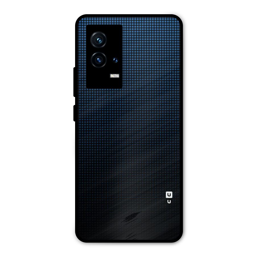 Blue Dots Shades Metal Back Case for iQOO 9 5G