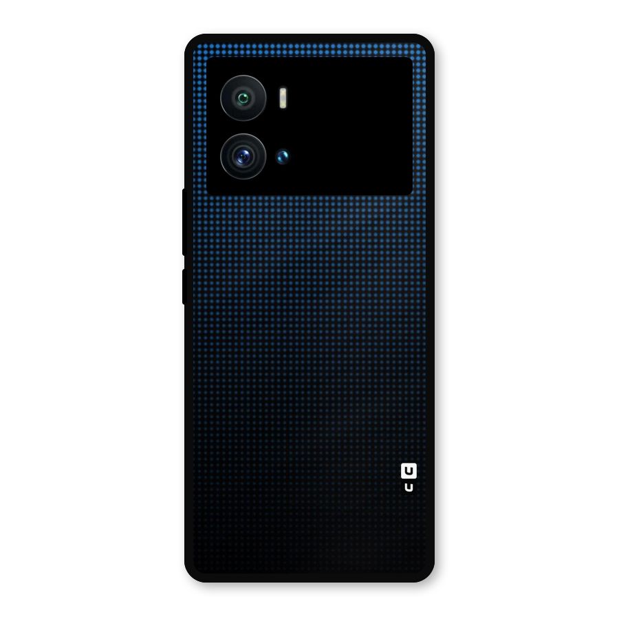 Blue Dots Shades Metal Back Case for iQOO 9 Pro