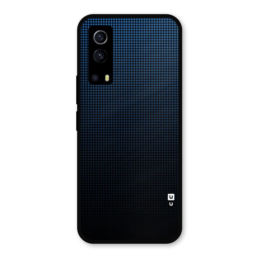 Blue Dots Shades Metal Back Case for iQOO Z3