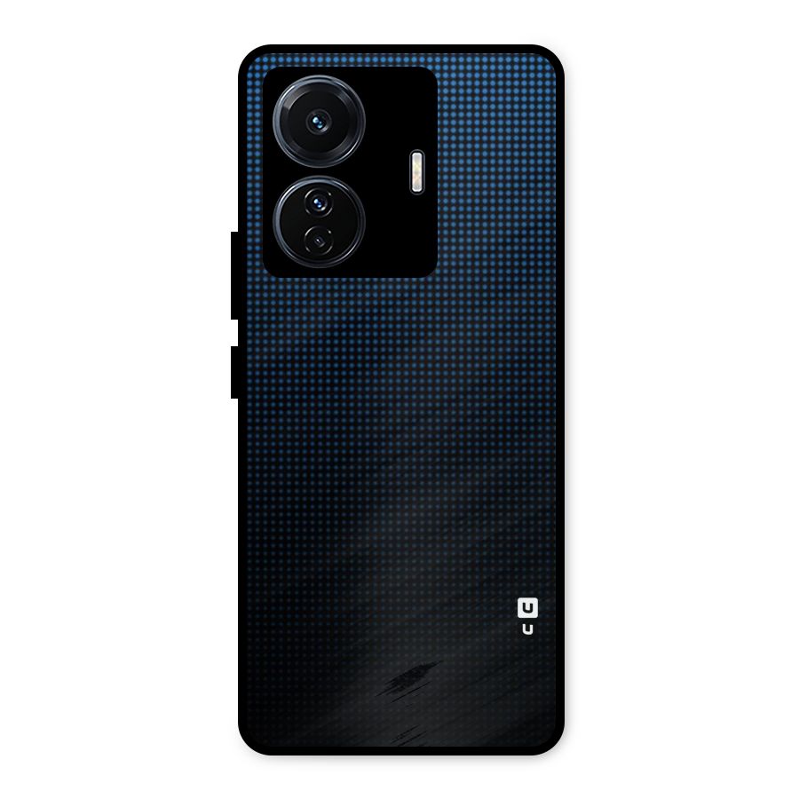 Blue Dots Shades Metal Back Case for iQOO Z6