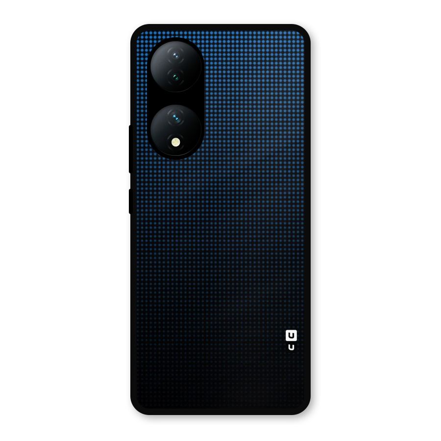 Blue Dots Shades Metal Back Case for iQOO Z7